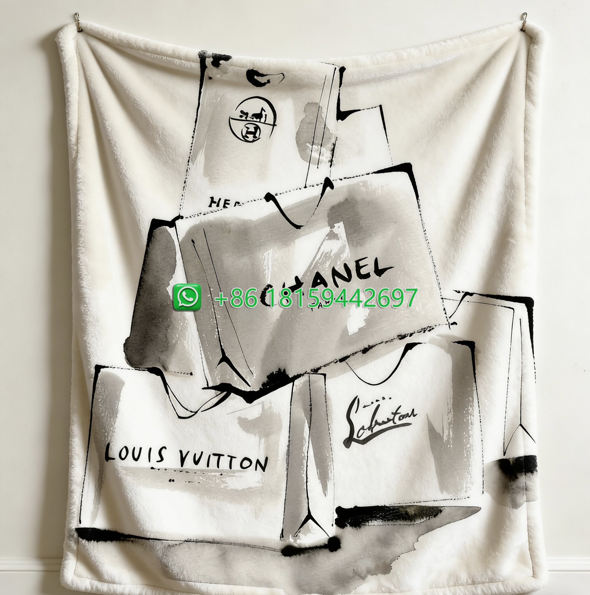 Chanel Throw Blankets